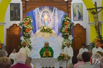 Bajada de la Virgen de las Nieves y encuentro folclórico Anzar en Lomo Magullo (Foto Francisco Javier Santana)